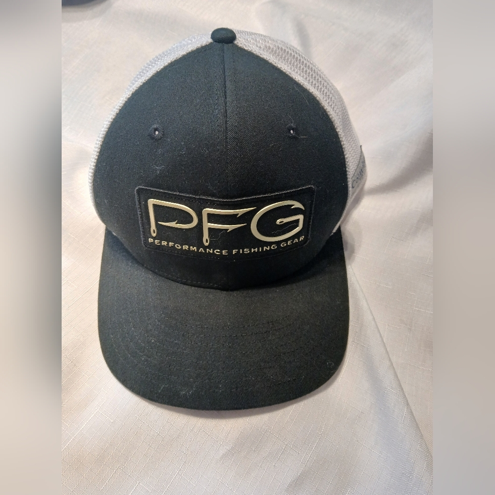 Columbia PFG Hooks Mesh Flex Fit Fitted Ball Cap Size S/M